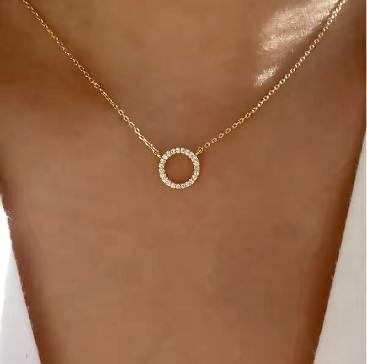 Gold-Tone Infinity Necklace