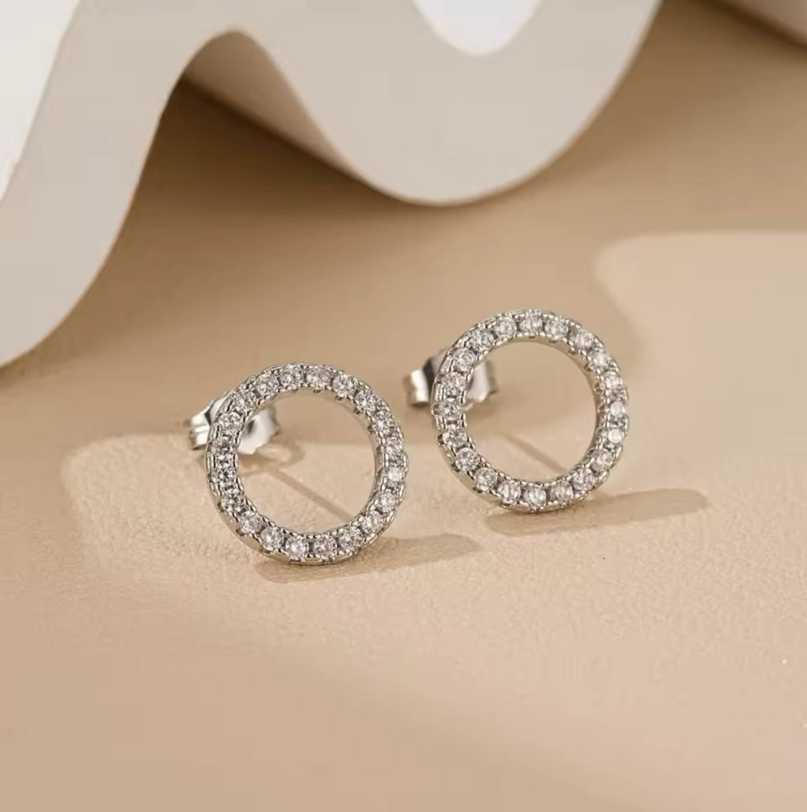 Silver Infinite Earrings